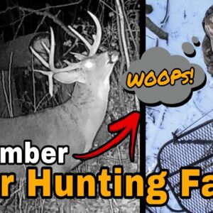 December Deer Hunting Fails
